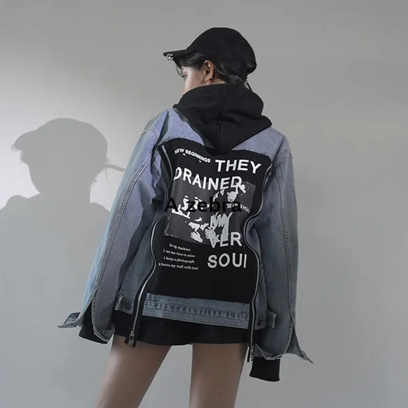 Spring Bomber Denim Jacket Women Casual Streetwear Jeans coat outerwear embroidery letter patch bomber jacket Denim Coat
Spring Bomber Denim Jacket Women Casual Streetwear Jeans coat outerwear embroidery letter patch bomber jacket Denim Coat