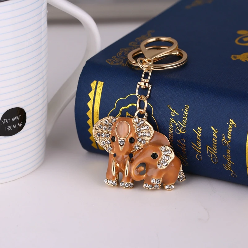 Metal Alloy Key ring Enamel Crystal Key Holder Elephant Couple Keychain Men Women Car Bag Pendant Keyrings Accessories K075
Metal Alloy Key ring Enamel Crystal Key Holder Elephant Couple Keychain Men Women Car Bag Pendant Keyrings Accessories K075