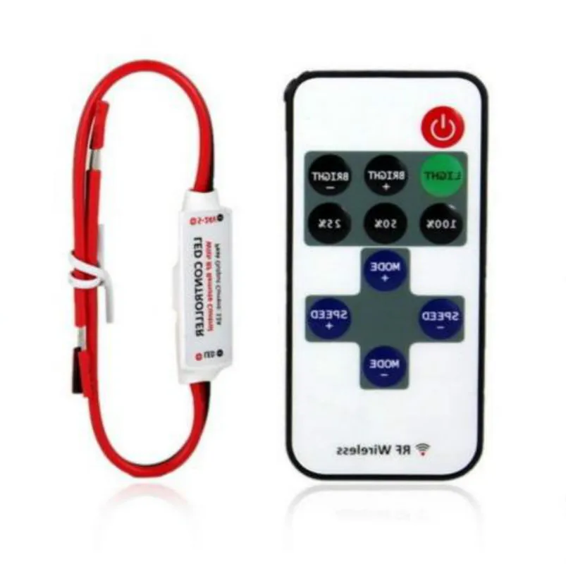 1pcs 12V RF Wireless Remote Switch Controller Dimmer 10-level Dimmer For Mini LED Strip Light
1pcs 12V RF Wireless Remote Switch Controller Dimmer 10-level Dimmer For Mini LED Strip Light