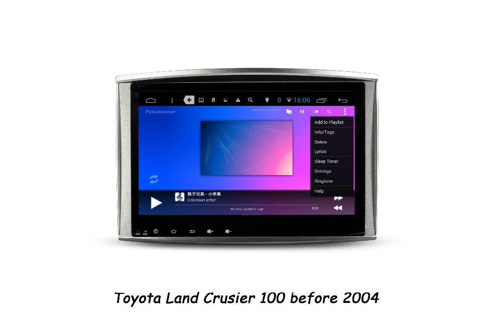 Toyota Land Crusier 100 power amp