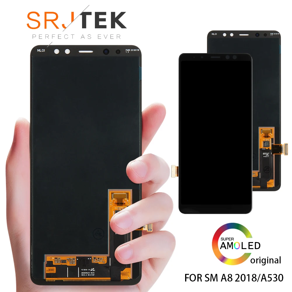 NEW ORIGINAL display LCD Screen for SAMSUNG Galaxy A8 Plus 2018 LCD A730 A8 2018 LCD A530 Display Touch Digitizer Replacement
NEW ORIGINAL display LCD Screen for SAMSUNG Galaxy A8 Plus 2018 LCD A730 A8 2018 LCD A530 Display Touch Digitizer Replacement