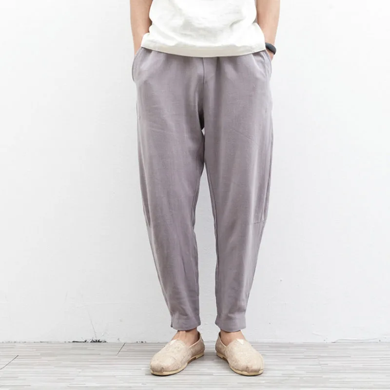 Summer Track Pants Trousers Plus Size Male Fashion Cotton Linen Harem Pants Mens Jogger Pants Casual Pants Japanese Streetwear
Summer Track Pants Trousers Plus Size Male Fashion Cotton Linen Harem Pants Mens Jogger Pants Casual Pants Japanese Streetwear
