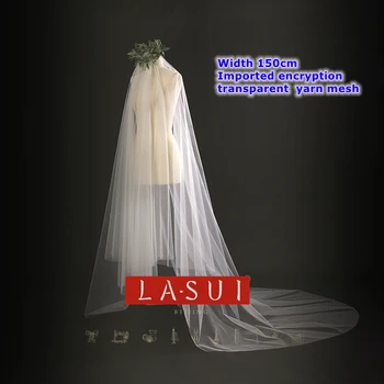 LASUI Width 1.5 m 6 colors Import encryption transparent soft yarn mesh wedding dress bridal veil cloth fabric DIY F0007 
LASUI Width 1.5 m 6 colors Import encryption transparent soft yarn mesh wedding dress bridal veil cloth fabric DIY F0007