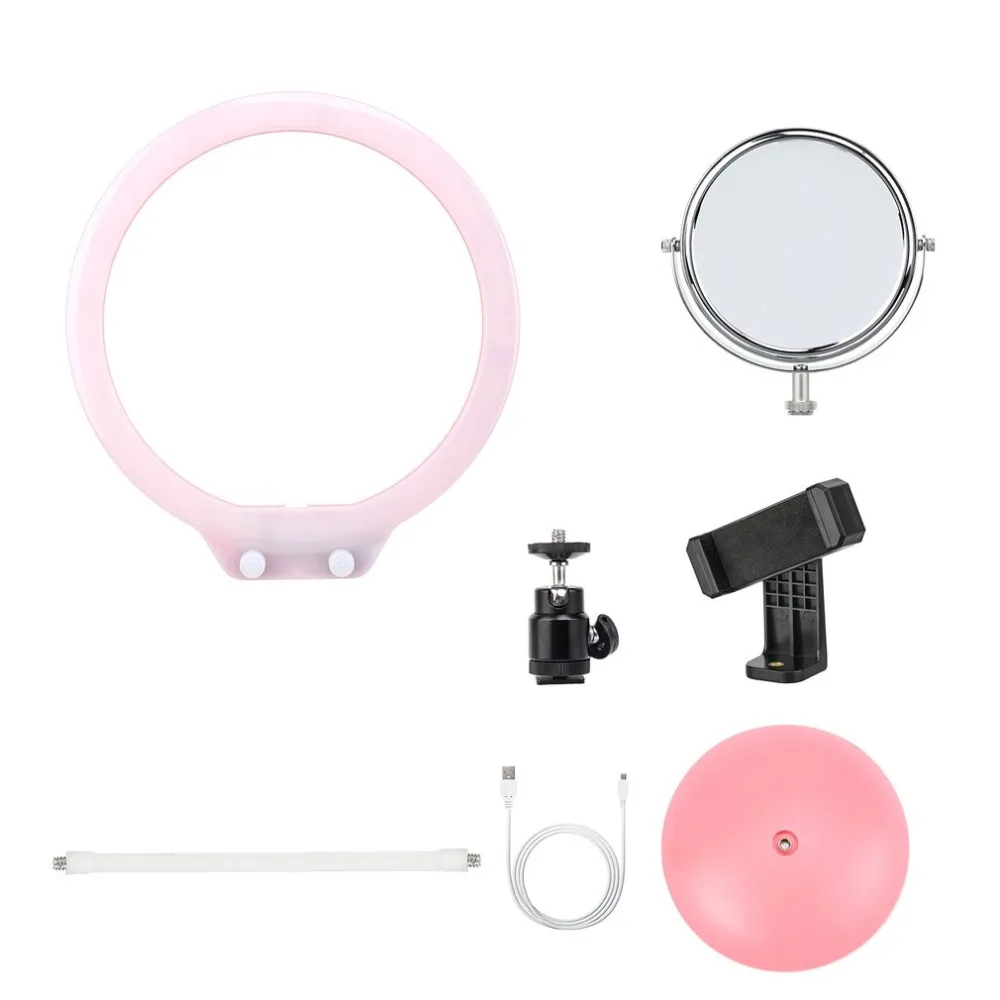 5pcs/Set ONLENY Photography Lamp Desk LED Ring Light Dimmable Makeup Light with Mirror Camera Ball Head for Photo Studio Video
5pcs/Set ONLENY Photography Lamp Desk LED Ring Light Dimmable Makeup Light with Mirror Camera Ball Head for Photo Studio Video