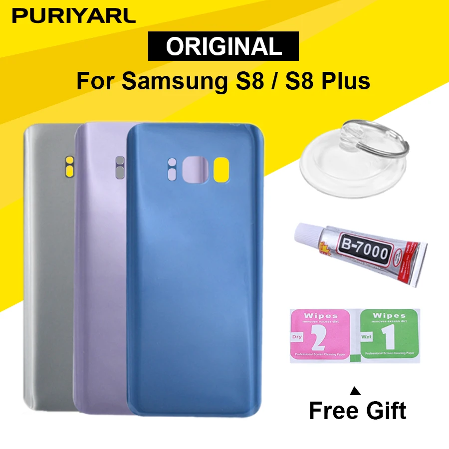 ORIGINAL Cover For Samsung Galaxy S8 Back Glass G950 Battery Cover G955 Housing For Samsung GALAXY S8 Plus Back Cover S8 S8 plus
ORIGINAL Cover For Samsung Galaxy S8 Back Glass G950 Battery Cover G955 Housing For Samsung GALAXY S8 Plus Back Cover S8 S8 plus