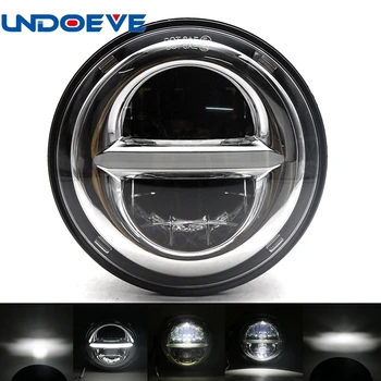 Undoeve 5.75" Round Headlamp 5-3/4 Inch LED Headlight DRL for Motorcycles Dyna Low Rider Sportster Softail Breakout
Undoeve 5.75" Round Headlamp 5-3/4 Inch LED Headlight DRL for Motorcycles Dyna Low Rider Sportster Softail Breakout