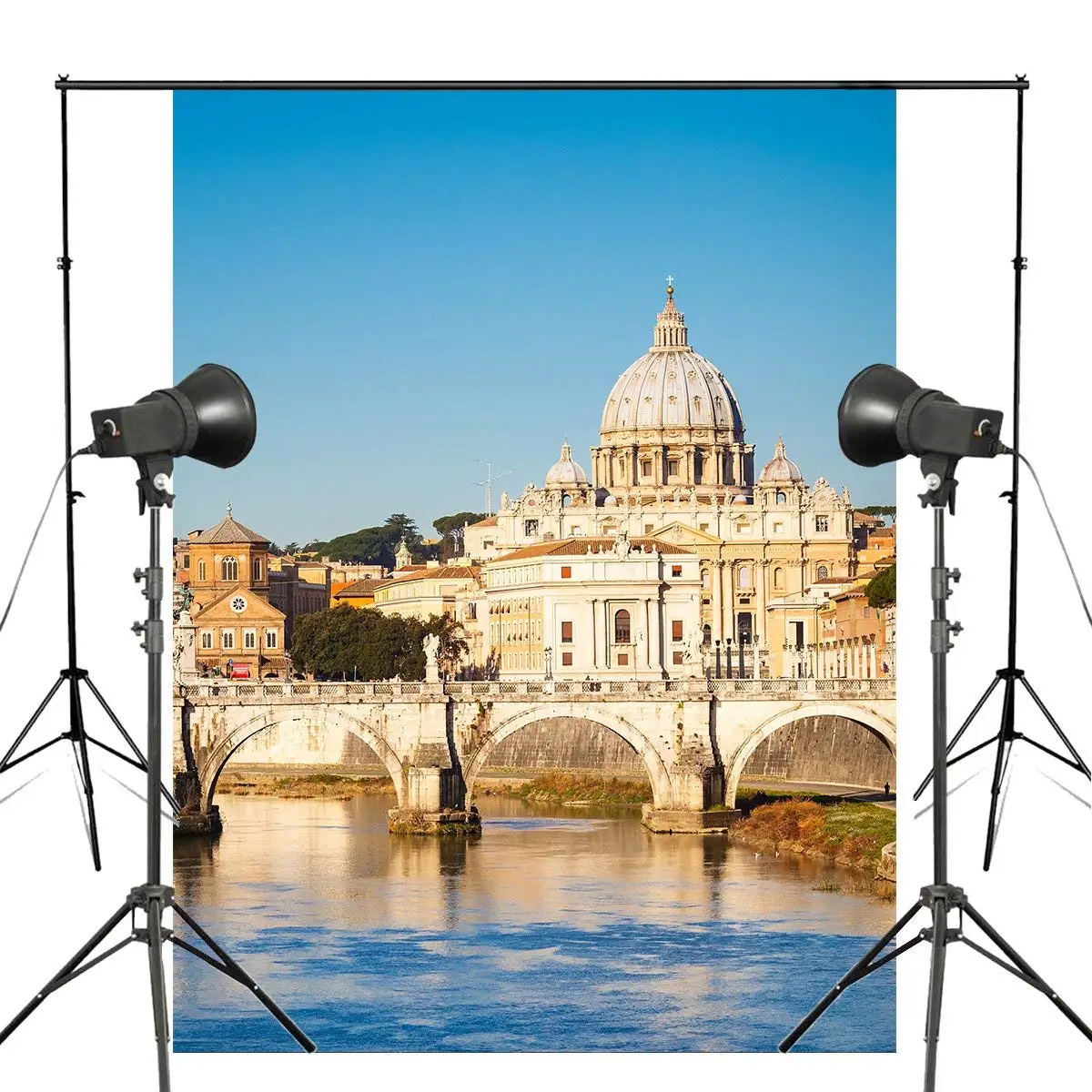 150x220cm St Peters Cathedral River Photography Background Roman Architecture Backdrop Lanscape Studio Background
150x220cm St Peters Cathedral River Photography Background Roman Architecture Backdrop Lanscape Studio Background