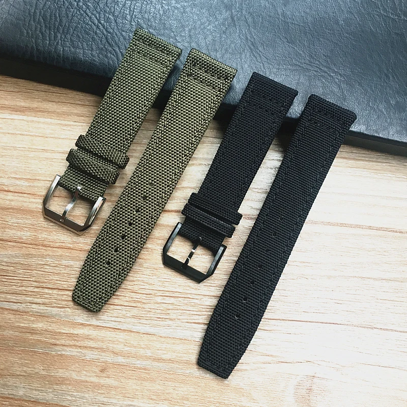 MERJUST 20mm 21mm 22mm Green Black Nylon Genuine Leather Watch Strap Watchbands For IWC PORTUGIESER CHRONOGRA Mark Bracelet Belt
MERJUST 20mm 21mm 22mm Green Black Nylon Genuine Leather Watch Strap Watchbands For IWC PORTUGIESER CHRONOGRA Mark Bracelet Belt