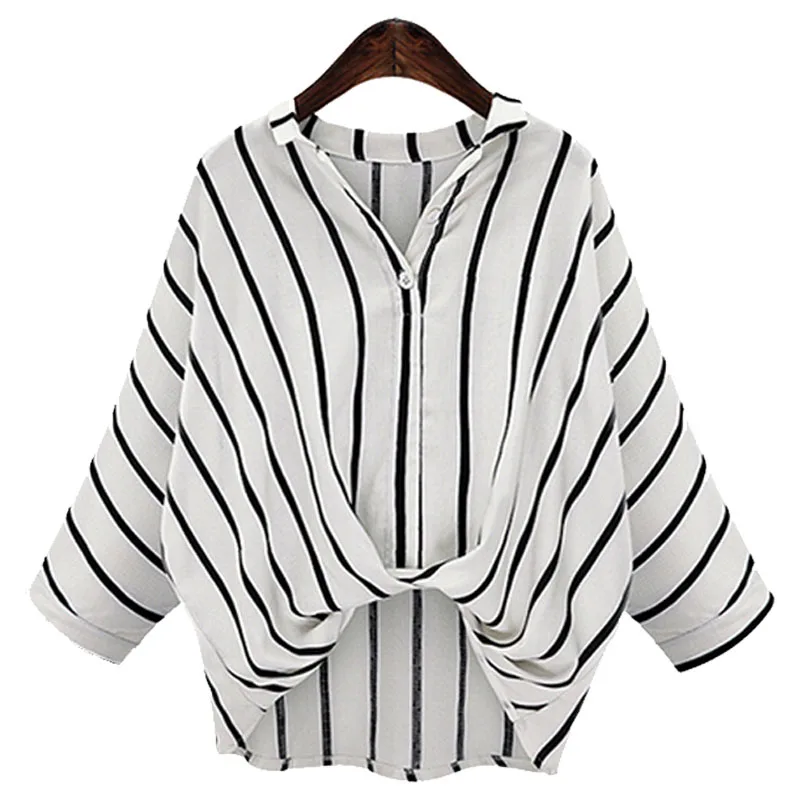 Women lapel collar Top Shirt Blouse Seven Quarter Sleeve Stripe OL Lady Business Blouses Striped Clothing For Autumn TT@88
Women lapel collar Top Shirt Blouse Seven Quarter Sleeve Stripe OL Lady Business Blouses Striped Clothing For Autumn TT@88