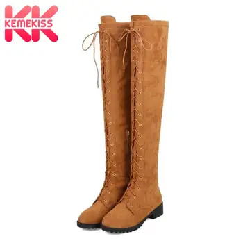 KemeKiss Winter Warm Flats Boots Women Plus Size 33-46 Casual Strappy Thigh High Knee Boots Fashion Zipper Add Fur Footwear
KemeKiss Winter Warm Flats Boots Women Plus Size 33-46 Casual Strappy Thigh High Knee Boots Fashion Zipper Add Fur Footwear