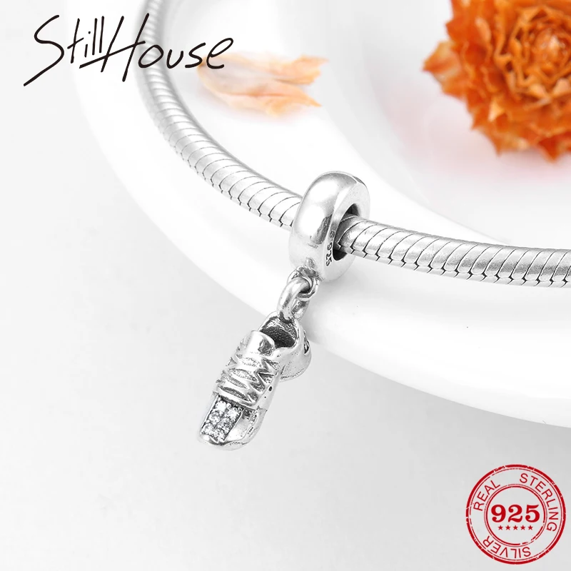 Fashion CZ Women's sneakers 925 Sterling Silver Pendants Charms for jewelry making Fit Original Pandora Charm Bracelet Necklace
Fashion CZ Women's sneakers 925 Sterling Silver Pendants Charms for jewelry making Fit Original Pandora Charm Bracelet Necklace