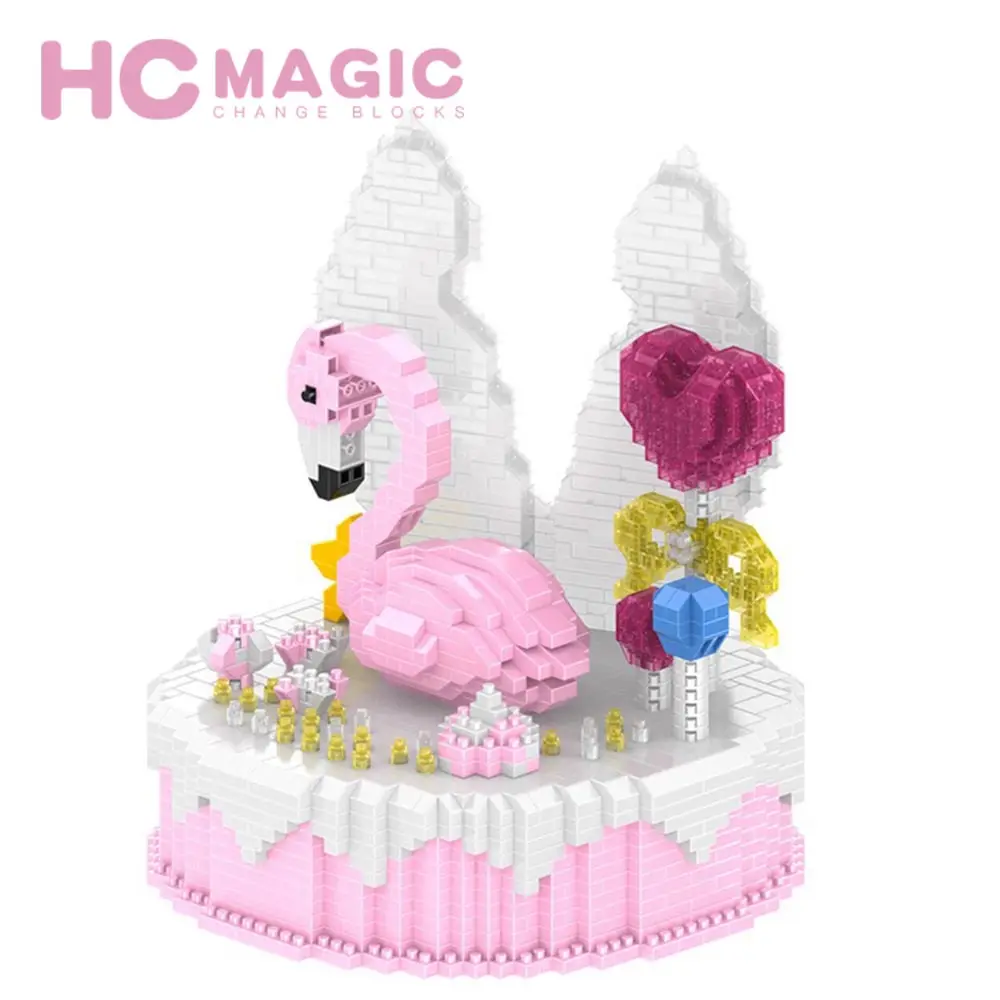Детский конструктор Фламинго HC MAGIC модель торта в сборе подарок на день рождения