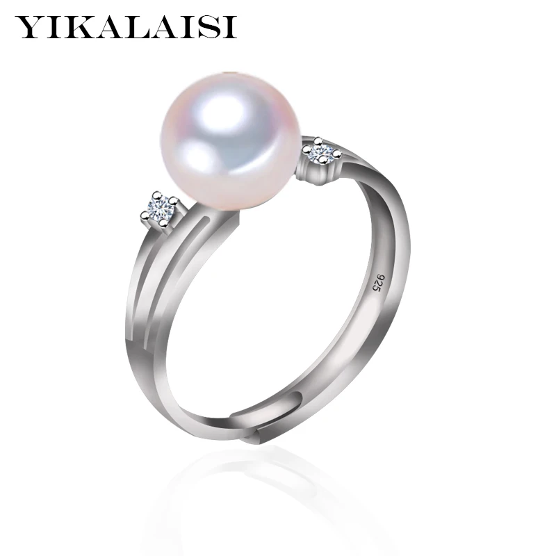 YIKALAISI 925 Sterling Silver Natural Freshwater Oblate Pearl adjustable Fashion Ring jewelry for women 8-9mm Pearl 5 colour
YIKALAISI 925 Sterling Silver Natural Freshwater Oblate Pearl adjustable Fashion Ring jewelry for women 8-9mm Pearl 5 colour