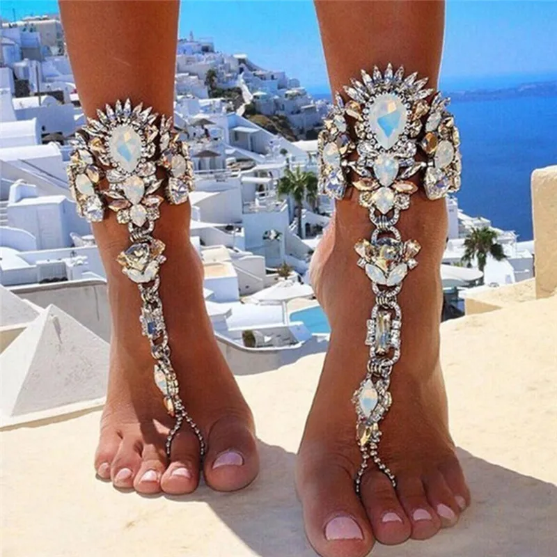 1Piece Glorious Long Summer Vacation Anklets Bracelet Sandal Sexy Leg Chain Women Boho Crystal Anklet Statement Jewelry
1Piece Glorious Long Summer Vacation Anklets Bracelet Sandal Sexy Leg Chain Women Boho Crystal Anklet Statement Jewelry