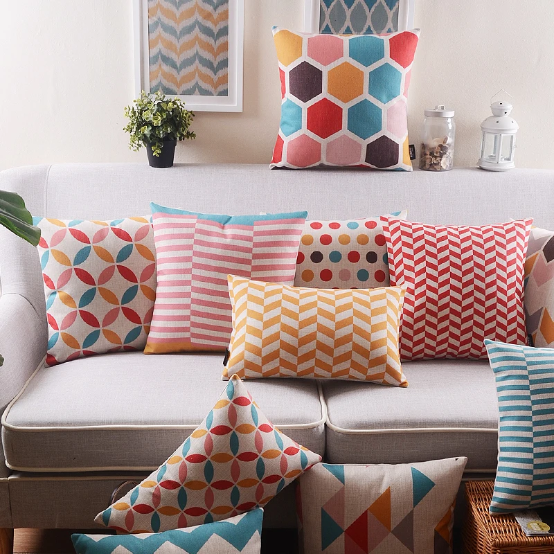 Nordic Rural Stripe Geometry Pattern 7643 Thick Linen Cushion Cover Home Decorative Pillow Case Sofa Chair Waist Pillow cover
Nordic Rural Stripe Geometry Pattern 7643 Thick Linen Cushion Cover Home Decorative Pillow Case Sofa Chair Waist Pillow cover