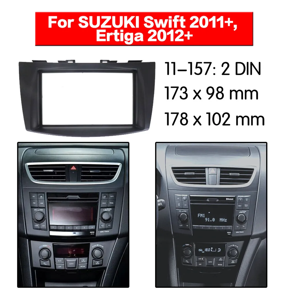 Car Radio Fascia Multimedia Frame Kit For SUZUKI Swift 2011+,Ertiga 2012+ Facia Panel Trim Dash CD 2 Din Audio Bezel Mount Kit
Car Radio Fascia Multimedia Frame Kit For SUZUKI Swift 2011+,Ertiga 2012+ Facia Panel Trim Dash CD 2 Din Audio Bezel Mount Kit