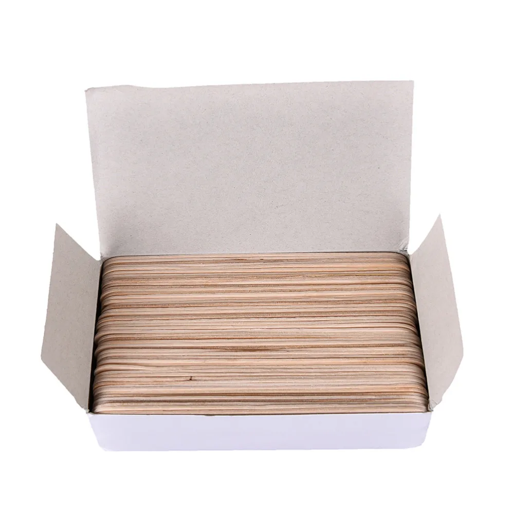 100Pcs 6 Inch Applicator Medical Wooden Waxing Craft Depressor New Spatula Tongue Tattoo Stick
100Pcs 6 Inch Applicator Medical Wooden Waxing Craft Depressor New Spatula Tongue Tattoo Stick
