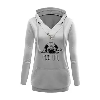 2019 New Fashion Pug Life Print Sweatshirt Femmes Hoodies Women Tops Sweatshirts Loose Hoody Female Autumn Kawaii Harajuku
2019 New Fashion Pug Life Print Sweatshirt Femmes Hoodies Women Tops Sweatshirts Loose Hoody Female Autumn Kawaii Harajuku