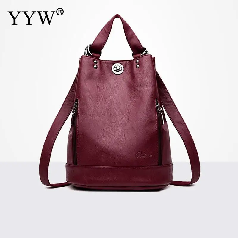 2018 Female Backpack Mochila Feminina Casual Multifunction Women Leather Backpack Female Shoulder Bag Sac A Dos Travel Back Pack
2018 Female Backpack Mochila Feminina Casual Multifunction Women Leather Backpack Female Shoulder Bag Sac A Dos Travel Back Pack