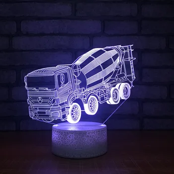 New Trucks 3d Lights Colorful Led Visual Lights Creative Remote Control Bedside Fancy 3d Night Lights 1486
New Trucks 3d Lights Colorful Led Visual Lights Creative Remote Control Bedside Fancy 3d Night Lights 1486