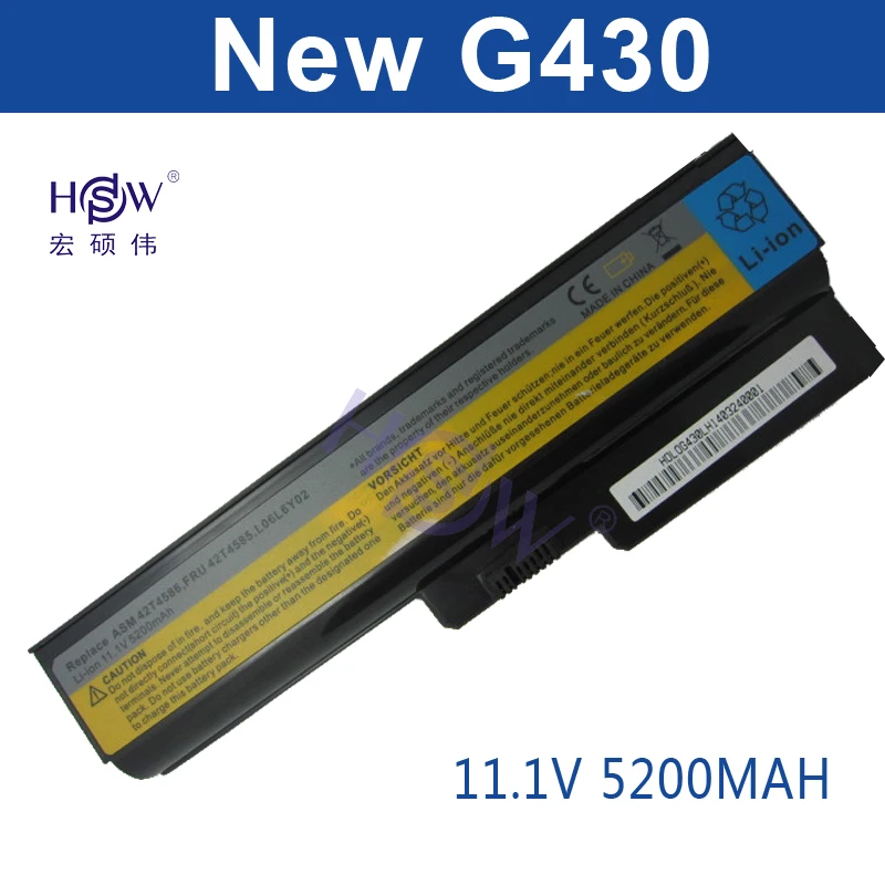 HSW Laptop Battery for IBM Lenovo 3000 G455 For Lenovo N500 G550 IdeaPad G430 V460 Z360 B460 V460D L08S6Y02 L08S6D02 L08S6C02
HSW Laptop Battery for IBM Lenovo 3000 G455 For Lenovo N500 G550 IdeaPad G430 V460 Z360 B460 V460D L08S6Y02 L08S6D02 L08S6C02