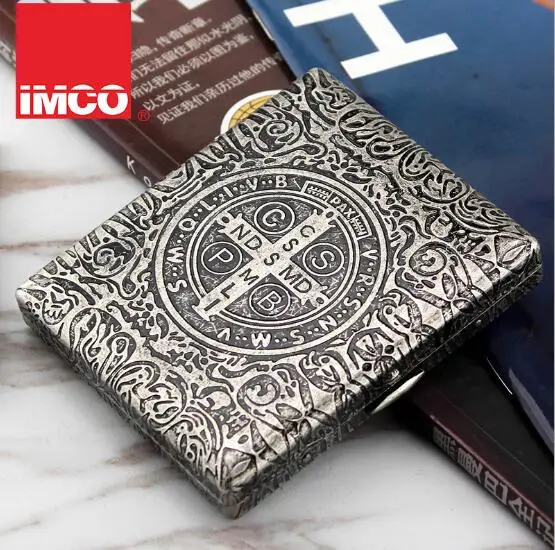 Ultrathin brass copper cigarette case creative Constantine IMCO high quality smoking accessories men's gift 20 packs
Ultrathin brass copper cigarette case creative Constantine IMCO high quality smoking accessories men's gift 20 packs