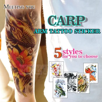 Sexy Oriental Carp Beauty Makeup Body Art 3D Waterproof Temporary Exotic Tattoo Stickers
Sexy Oriental Carp Beauty Makeup Body Art 3D Waterproof Temporary Exotic Tattoo Stickers