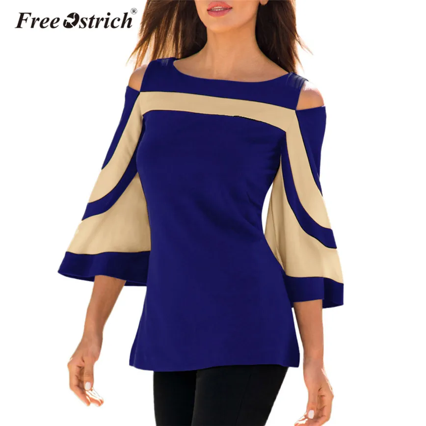 Free Ostrich Fashion Off Shoulder Blouse Women Patchwork Flare Sleeve Slim Pullovers Casual Women Tops Elegant Shirt
Free Ostrich Fashion Off Shoulder Blouse Women Patchwork Flare Sleeve Slim Pullovers Casual Women Tops Elegant Shirt