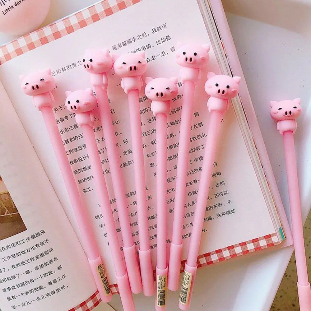 1 Pc Kawaii Pink pig gel pen cute cartoon Neutral pen stationery canetas material escolar office school supplies papelaria
1 Pc Kawaii Pink pig gel pen cute cartoon Neutral pen stationery canetas material escolar office school supplies papelaria