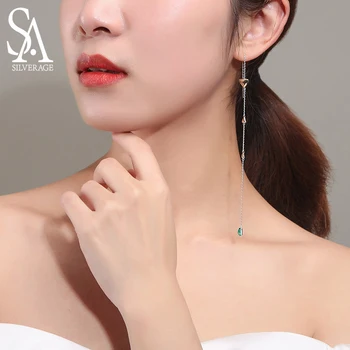 SA SILVERAGE Original Design 925 Sterling Silver Korean Fashion Joker Long Tassel Earring Female S925 Sterling Silver Earrings 
SA SILVERAGE Original Design 925 Sterling Silver Korean Fashion Joker Long Tassel Earring Female S925 Sterling Silver Earrings