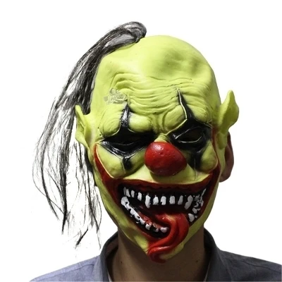 Yeduo Halloween Scary Mask with Wig Hair Green Face Clown Latex Lightweight for Halloween Masquerade Costume Party Bar
Yeduo Halloween Scary Mask with Wig Hair Green Face Clown Latex Lightweight for Halloween Masquerade Costume Party Bar