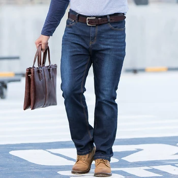 Big Plus Size 28-46 48 Men Warm Jeans 2019 Winter New Fashion Casual High Quality Fleece Elastic Straight Thick Trousers Jeans
Big Plus Size 28-46 48 Men Warm Jeans 2019 Winter New Fashion Casual High Quality Fleece Elastic Straight Thick Trousers Jeans