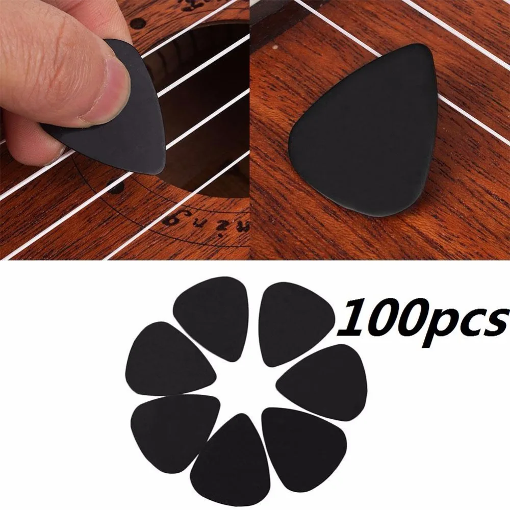 100Pcs/lot Black Acoustic Guitar Picks Celluloid Heavy Plectrums Musical Instrument Guitar Parts Accessories
100Pcs/lot Black Acoustic Guitar Picks Celluloid Heavy Plectrums Musical Instrument Guitar Parts Accessories