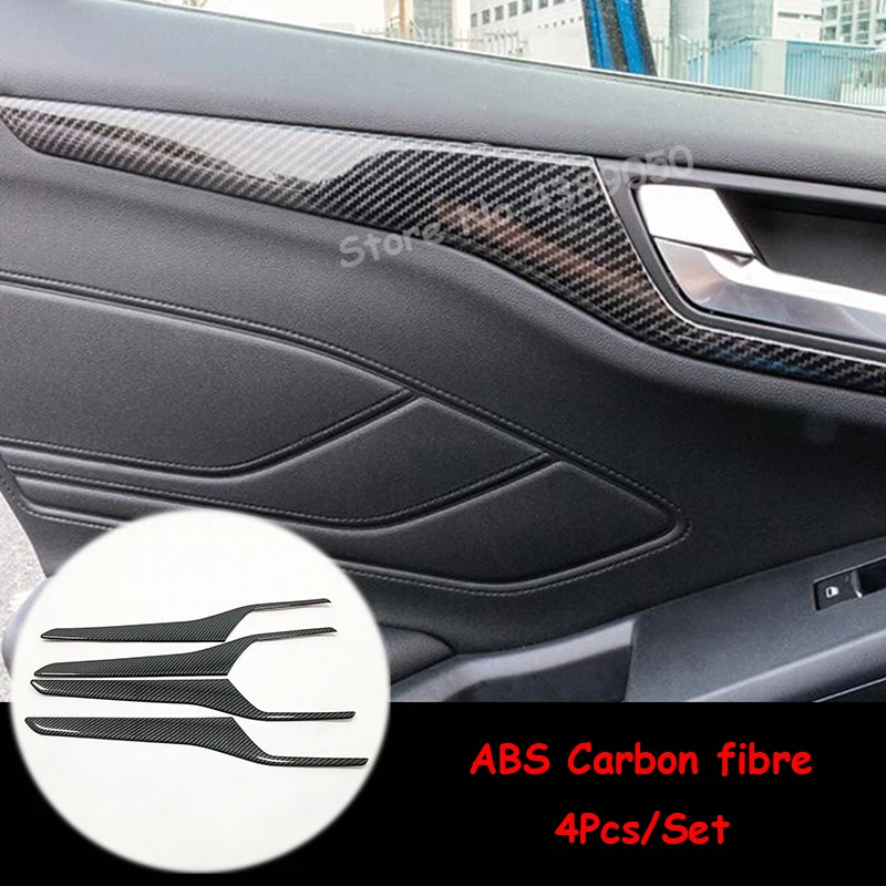 Для Ford Focus 2019 ABS Матовый/углеродного волокна межкомнатных дверей автомобиля