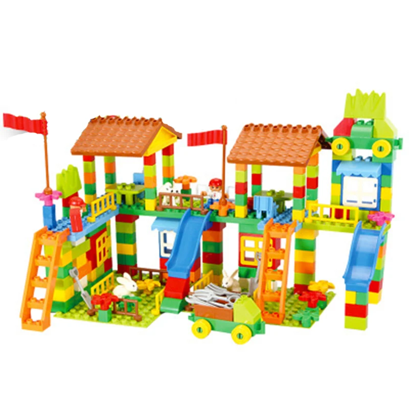 113/226Pcs ABS Children Educational DIY Amusement Park Assemble Building Block Bricks Set Compatible LegoINGLY Duploe
113/226Pcs ABS Children Educational DIY Amusement Park Assemble Building Block Bricks Set Compatible LegoINGLY Duploe