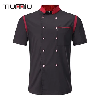 5 Colors 3XL Wholesale Unisex Kitchen Chef Uniform Short Sleeve Mesh Breathable Double Breasted Bakery Food Service Chef Jackets
5 Colors 3XL Wholesale Unisex Kitchen Chef Uniform Short Sleeve Mesh Breathable Double Breasted Bakery Food Service Chef Jackets