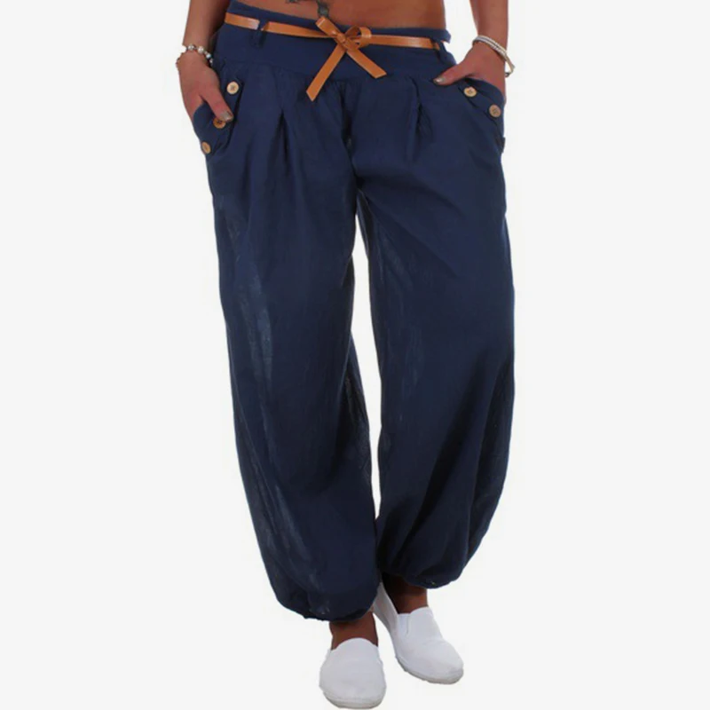 Women's Plus Size High Waist Sports Pants 2019 Spring Female Fashion Ladies Bottoms Casual Solid Sashes Pockets Long Trousers
Women's Plus Size High Waist Sports Pants 2019 Spring Female Fashion Ladies Bottoms Casual Solid Sashes Pockets Long Trousers