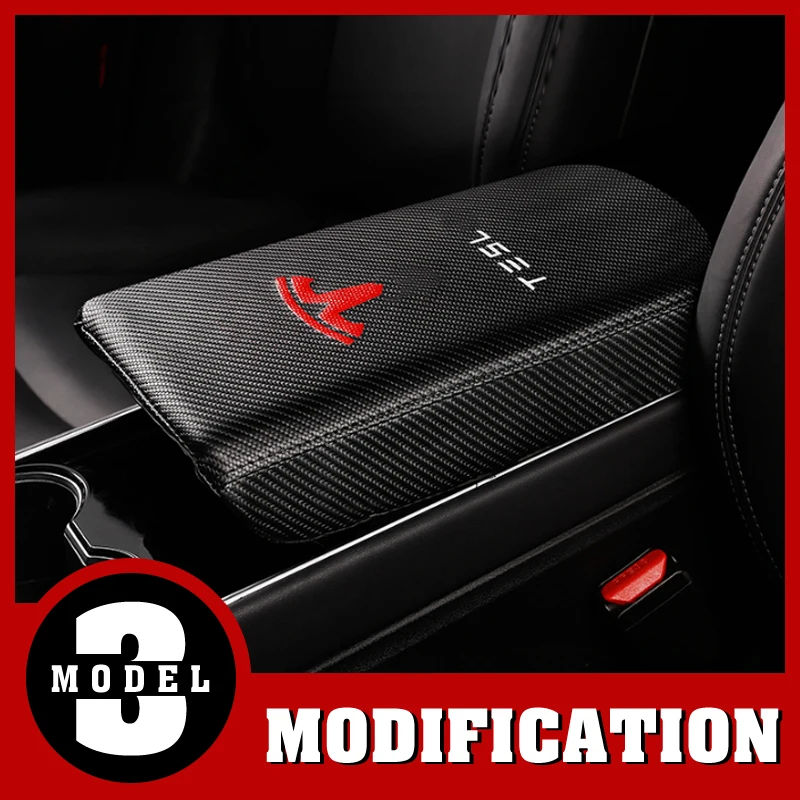 Modification Leather armrest box holster central armrest box protective cover modification for Tesla Model 3
Modification Leather armrest box holster central armrest box protective cover modification for Tesla Model 3