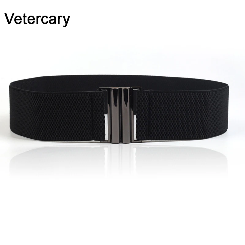 HOT Belts for Women vintage Metal Buckle Black waistbands High Stretch Wide Waistband Waist cummrebunds Ceinture Femme For Dress
HOT Belts for Women vintage Metal Buckle Black waistbands High Stretch Wide Waistband Waist cummrebunds Ceinture Femme For Dress