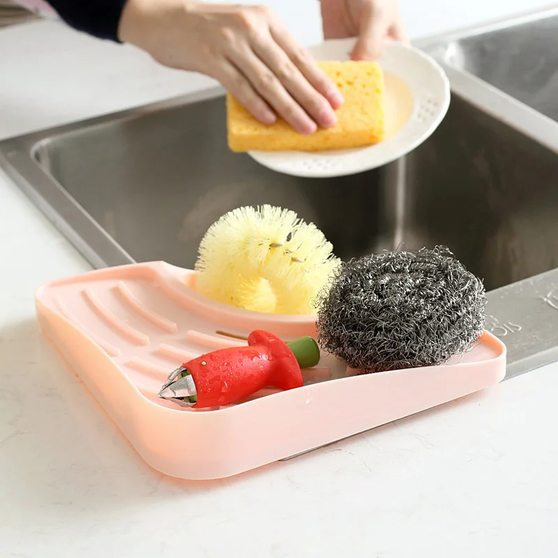 Useful Cleaning Sponge/Brush Drain Rack Hanging Soap Basket Bottle Holder Save Space Kitchen Sink Organizer
Useful Cleaning Sponge/Brush Drain Rack Hanging Soap Basket Bottle Holder Save Space Kitchen Sink Organizer