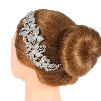 Luxury Crystal Bridal Hair Comb Clip Flower Rhinestone Hair Combs Wedding Hair Accessories Bride Headwear Headpiece Head Jewelry
Luxury Crystal Bridal Hair Comb Clip Flower Rhinestone Hair Combs Wedding Hair Accessories Bride Headwear Headpiece Head Jewelry