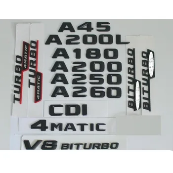 3D Matt Black Trunk Letters Badge Emblem Emblems Badges Sticker for Mercedes Benz W176 A45 A200 A250 A180 V8 BITURBO 4MATIC AMG
3D Matt Black Trunk Letters Badge Emblem Emblems Badges Sticker for Mercedes Benz W176 A45 A200 A250 A180 V8 BITURBO 4MATIC AMG