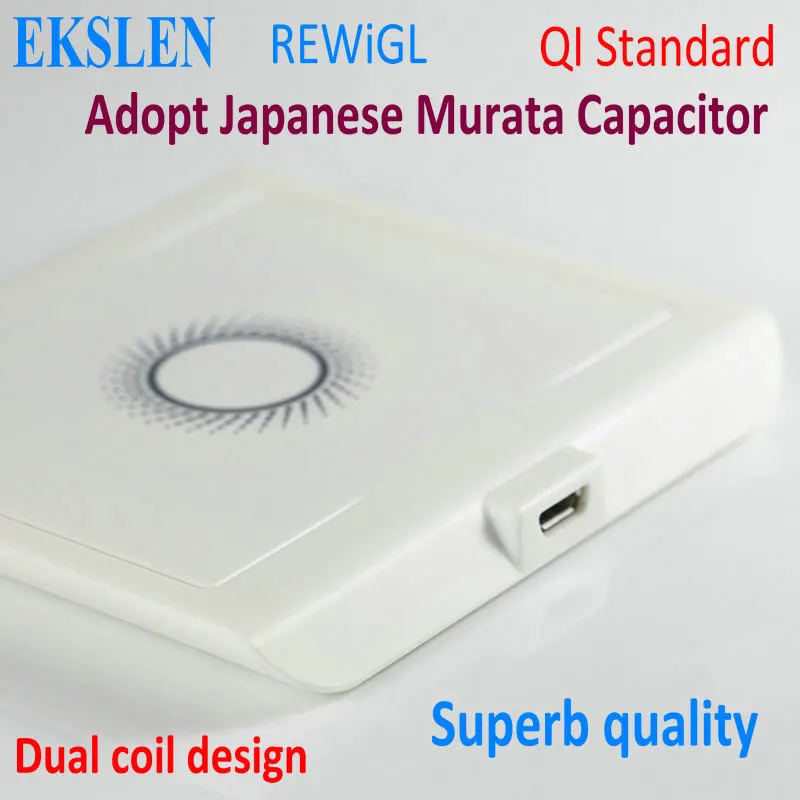 EKSLEN REWiGL CTG-A5 Wireless Charger QI Standard Concise design for iPhone X 8 for Samsung S8 S6 S7 edge Note 5 8
EKSLEN REWiGL CTG-A5 Wireless Charger QI Standard Concise design for iPhone X 8 for Samsung S8 S6 S7 edge Note 5 8