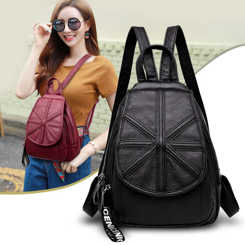 High Quality Genuine Leather Women's Backpacks Girls Students School Bag Shoulder Bags Women Casual Back Packs Travel Bag Lady
High Quality Genuine Leather Women's Backpacks Girls Students School Bag Shoulder Bags Women Casual Back Packs Travel Bag Lady