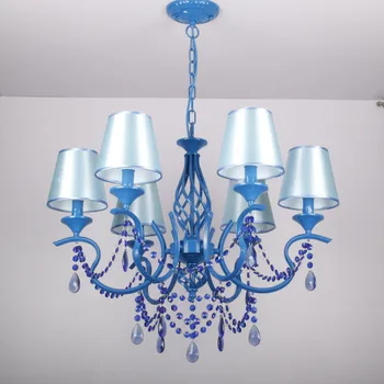 Mediterranean Blue Crystal Chandelier living room dining room American Pastoral simple modern crystal light free shipping
Mediterranean Blue Crystal Chandelier living room dining room American Pastoral simple modern crystal light free shipping