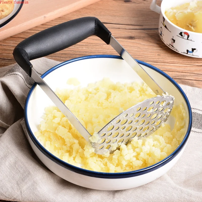 Potato Mud Pressure Tools Non-slip Handle Food grade Stainless Steel materials Beans Press Mash Maker Kitchen Cooking
Potato Mud Pressure Tools Non-slip Handle Food grade Stainless Steel materials Beans Press Mash Maker Kitchen Cooking