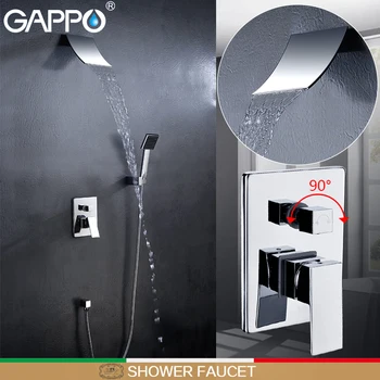 GAPPO shower faucet waterfall shower mixer tap bath shower mixer in wall shower faucet set bathroom faucet mixer
GAPPO shower faucet waterfall shower mixer tap bath shower mixer in wall shower faucet set bathroom faucet mixer