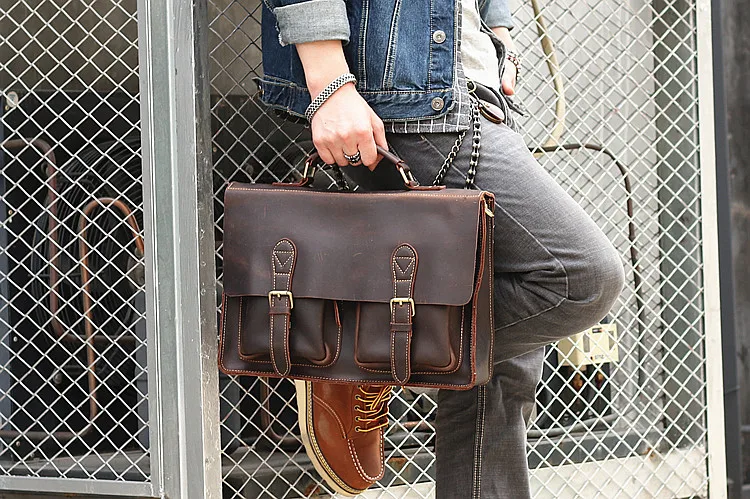crazy horse leather briefcase (14)