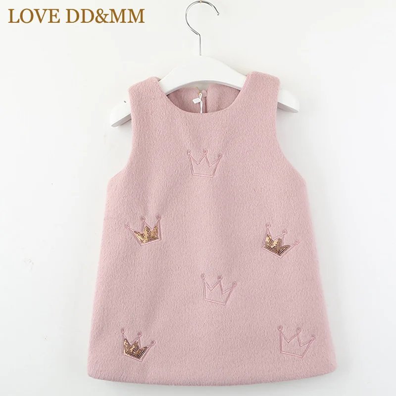 LOVE DD&MM Girls Dresses 2019 Autumn New Children's Wear Girls Sweet Crown Embroidered Woolen Vest Princess Dress
LOVE DD&MM Girls Dresses 2019 Autumn New Children's Wear Girls Sweet Crown Embroidered Woolen Vest Princess Dress