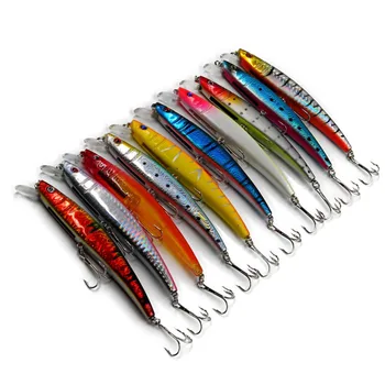 50pcs/lot Minnow Fishing lures 11.5cm/11.2g fishing bait pesca fish artificial fishing tackle protein swimbait wholesale
50pcs/lot Minnow Fishing lures 11.5cm/11.2g fishing bait pesca fish artificial fishing tackle protein swimbait wholesale